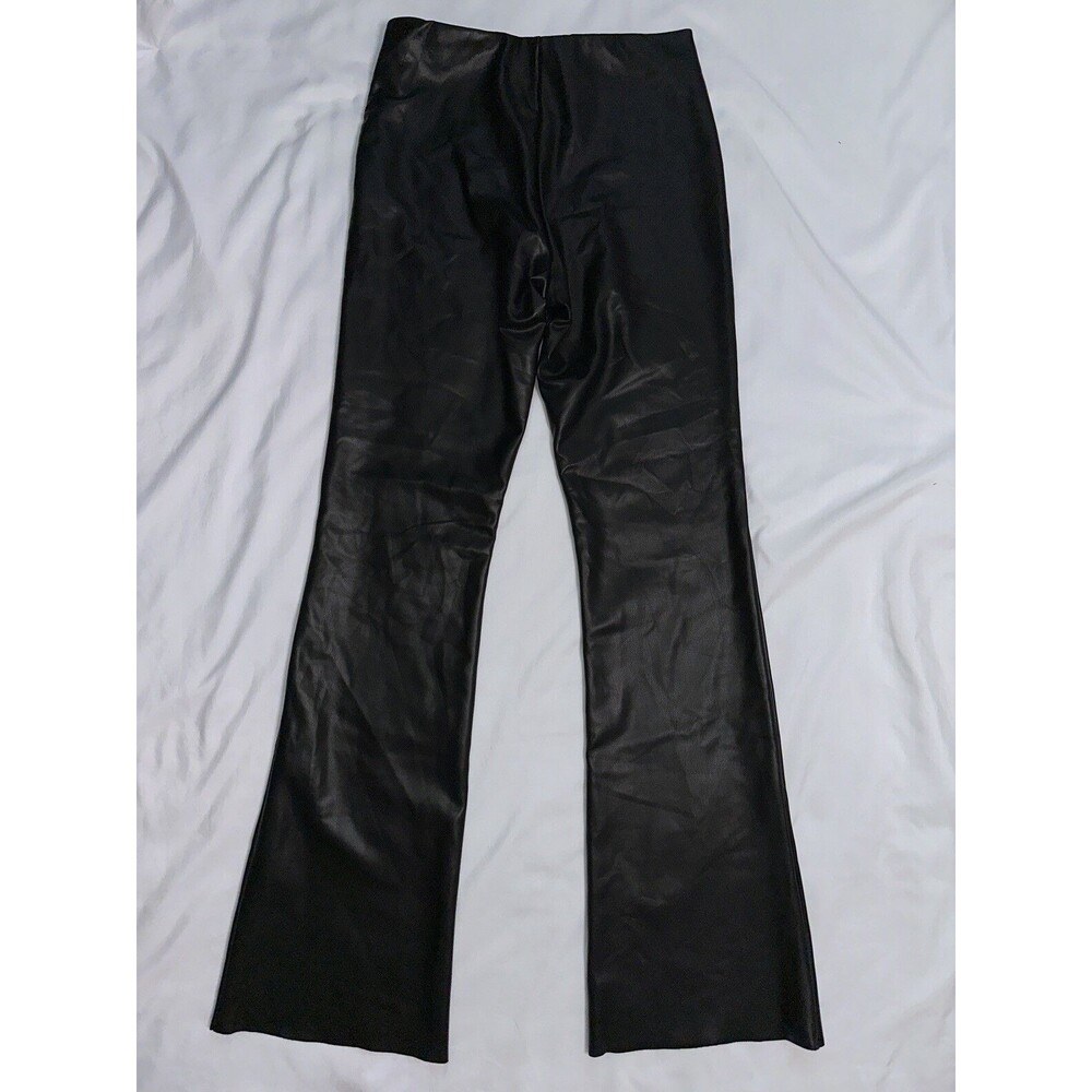 Forever 21 Faux Leather Pants Women Size M Black Fair